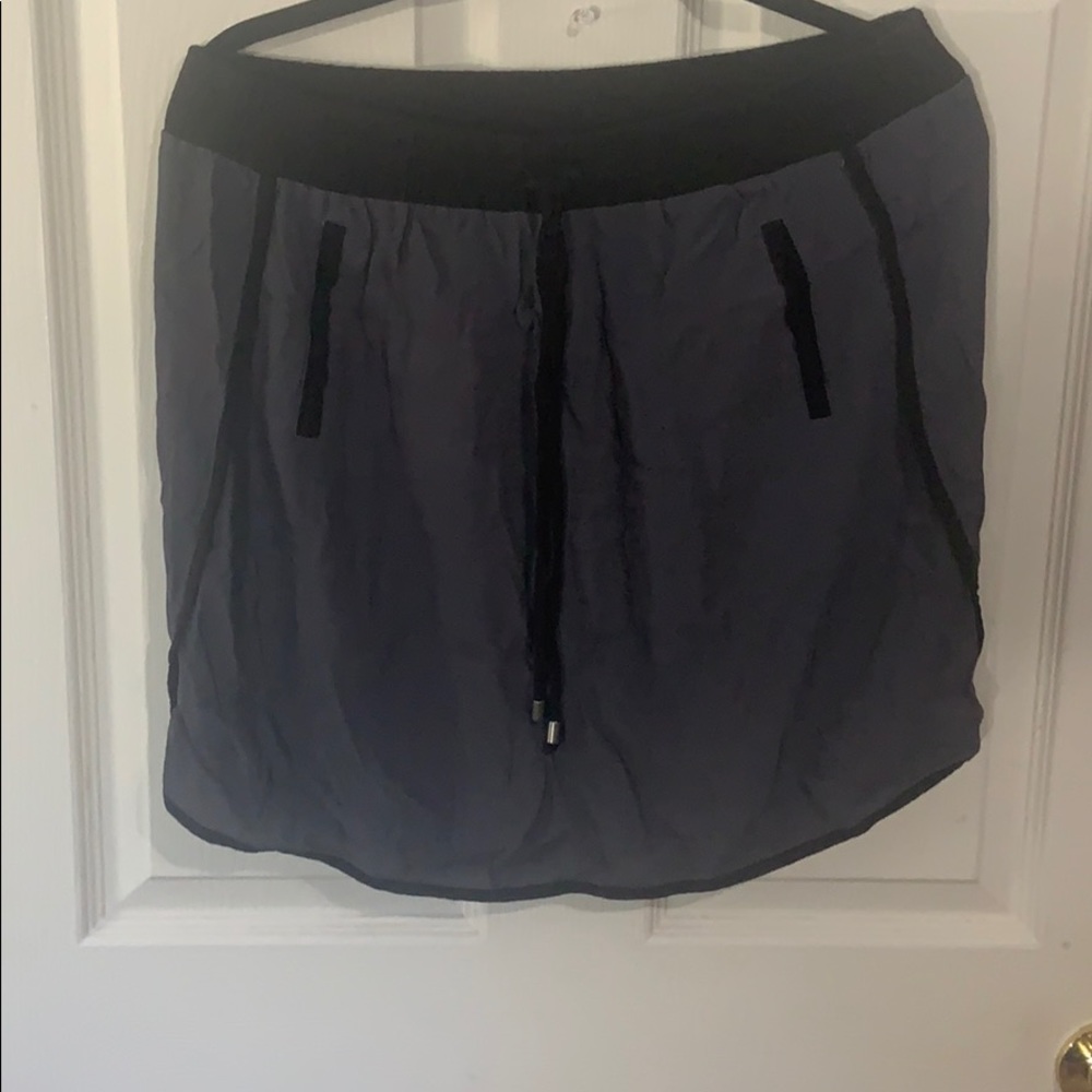 Black and grey sporty looking skirt